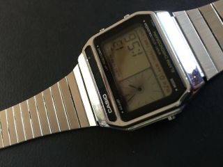 Casio AX - 210 Melody Alarm RARE Vintage LCD Digital Watch Spares 3