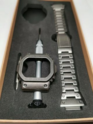 Silver Age Metal Bezel And Bracelet For Casio G Shock Dw5600.