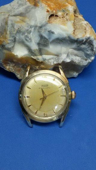 Vintage Tissot Bumper Automatic Wristwatch 17j Watch Cal 28.  5r - 21