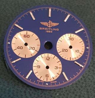 Vintage Breitling Callisto Cronograph Nos Dial