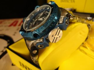 Invicta 27687 50mm Blu Subaqua Noma V Swiss Chronograph Silicone Strap Watch 4