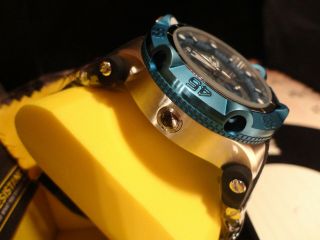 Invicta 27687 50mm Blu Subaqua Noma V Swiss Chronograph Silicone Strap Watch 5