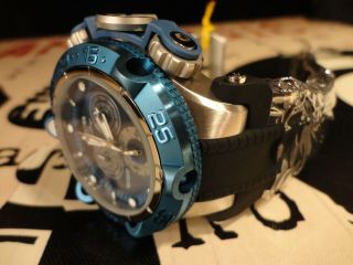 Invicta 27687 50mm Blu Subaqua Noma V Swiss Chronograph Silicone Strap Watch 6