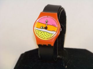 1985 Swatch Breakdance Keith Haring Inspired Watch Battery Great