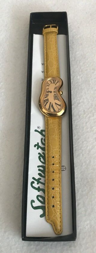 Rare 1990s Salvador Dali Softwatch By Exaequo Geneve.  With Box