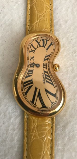 RARE 1990s Salvador Dali Softwatch By Exaequo Geneve.  With Box 6