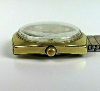 VINTAGE LONGINES AUTOMATIC ADMIRAL 5 STARS DATE 36 MM MEN ' S GOLD PLATED 4