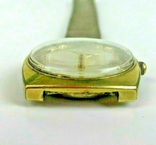 VINTAGE LONGINES AUTOMATIC ADMIRAL 5 STARS DATE 36 MM MEN ' S GOLD PLATED 5