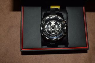 Invicta Marvel Punisher Model 26862 Chronograph Men ' s Watch - Black Never Worn 2