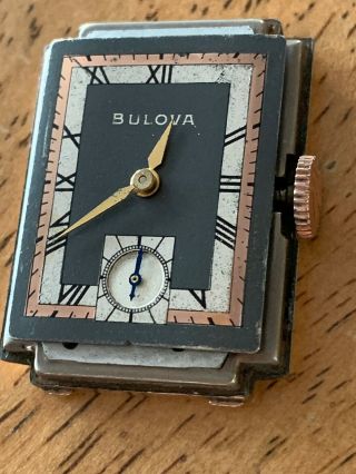 Antique 1940’s Bulova Fancy Rose Gold Watch,  Rare Beauty 7