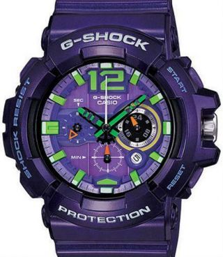 G - Shock Chrono Purple Gac110 - 6a - Casio G - Shock Wrist Watch