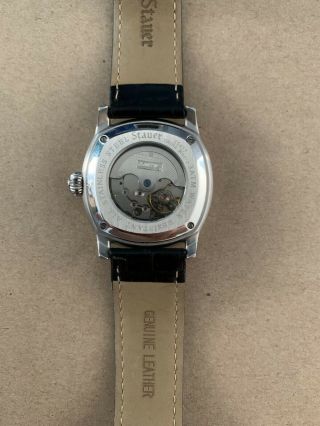 Stauer Men ' s Automatic Movement 1930 Dashtronic Watch w/ Leather Strap 2