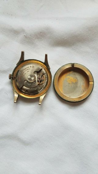 Girard Perregaux Gyromatic Vintage 10k Gold Filled watch 8