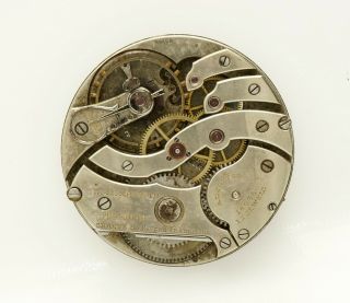 42mm C.  H.  Meylan Antique Swiss Pocket Watch Movement,  Needs Help