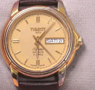 Gents Vintage TISSOT Seastar 21 Jewels Automatic Swiss Made Wristwatch - K07 3