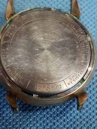 1967 vintage Bulova Automatic 30 Jewel men ' s wristwatch,  not running 3