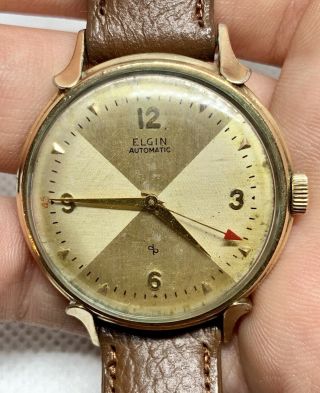 Vintage 10k Gold Filled Elgin Automatic Watch 18 Jewel