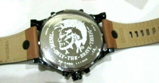 Diesel Men ' s DZ7406 Chronograph Mr.  Daddy 2.  0 Brown Leather Strap Watch 57mm NWT 6