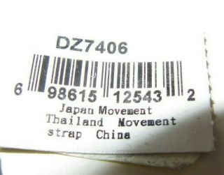 Diesel Men ' s DZ7406 Chronograph Mr.  Daddy 2.  0 Brown Leather Strap Watch 57mm NWT 7