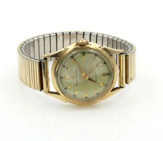 Vintage Girard Perregaux Gyromatic Gold Filled Mens Wristwatch Running 6799 - 2