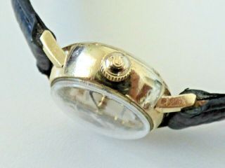 Vintage Omega Ladymatic Watch 14K Gold Filled Date 3