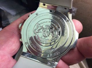 Men ' s Diamond Watch Joe Rodeo Panther JPT2 1.  50 Ct Chronograph White Dial 3