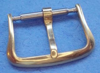Vintage Movado 14k Solid Gold Watch Buckle 16mm For Your Triple Calendar Watch