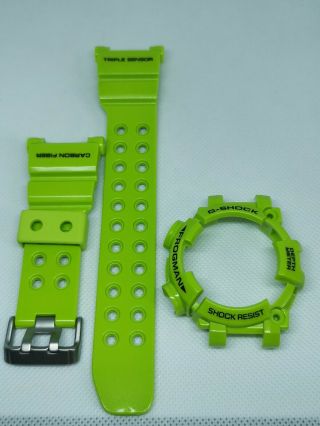 Custom Kermit Band And Bezel For Casio G Shock Frogman Gwf - D1000