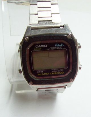 Vintage Mens Casio Alarm Chrono 200m Watch 073419