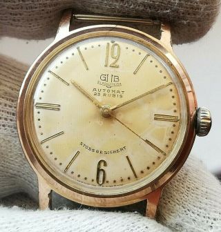 Gub Glashutte Old 1960 " S Germany Automatic Wrist Watch 23jewels