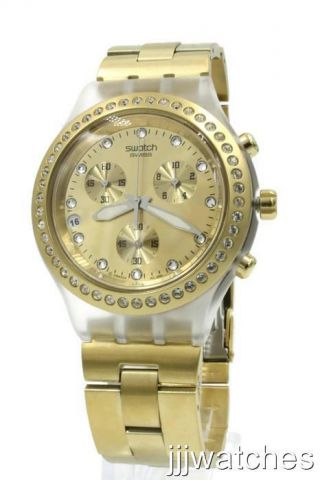 Swatch Gold Full - Blooded One Thousand And One Chronograph Watch Svck4084g