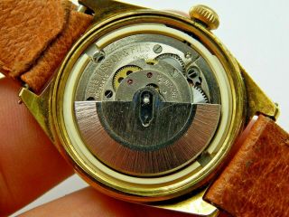 Vintage Gold Plated Tissot Seastar PR - 516 21 jewel automatic watch circa 1968 6