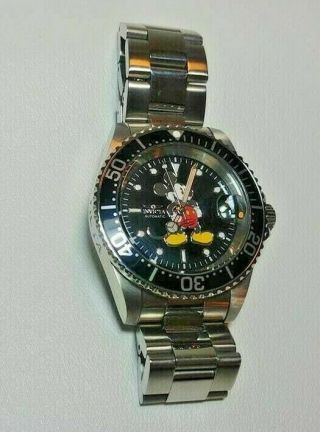 Invicta Disney 24607 Pro Diver Mickey Mouse Limited Edition Automatic Mens Watch 8