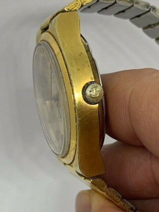 Vintage TISSOT AUTOMATIC SEASTAR Day/Date Cal.  796 - Gold Plated 3