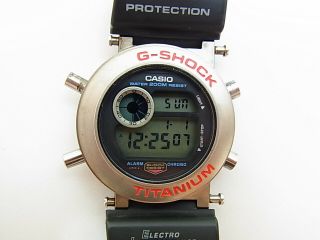 G - Shock Frogman Dw - 8200 1a Red Black Titanium Limited Casio Watch