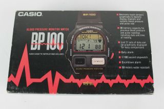Casio Bp100 Blood Pressure Monitor Watch,  Nos