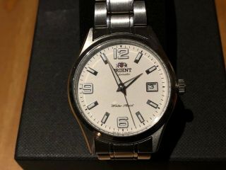 Orient Chicane Er1x001w Automatic Watch White Dial