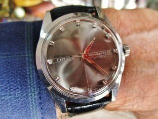 Citizen Newmaster 22 Rare Vintage Watch (mechanical 21 Jewels Made In Japan)