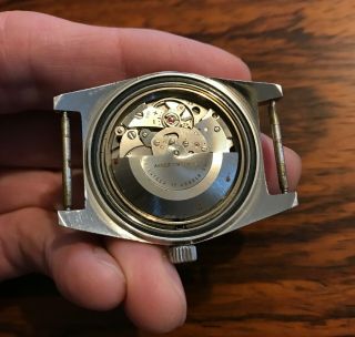 Vintage Arnex Divers Automatic Wristwatch Stainless Steel Case,  Runs 5