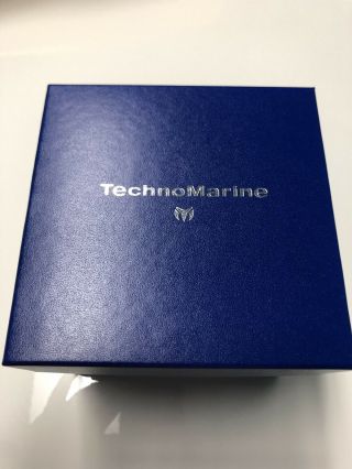Technomarine TM - 118084 2019 Grand Cruise Blue Black w/Yellow AUTOMATIC Watch 3