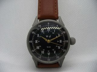 Laco Vintage Watch Swiss Military Waffen - Ss Zz Division German Army Wwii 1940`s