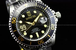 Invicta 47mm Le " Jt " Grand Diver Jason Taylor Auto " 99 " Black And Silver Watch