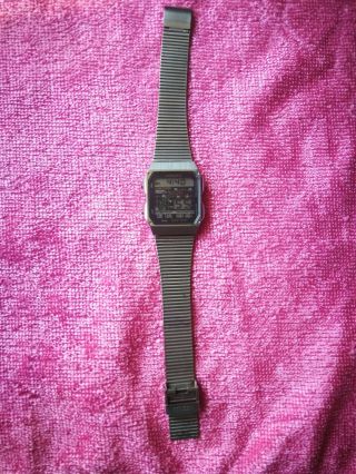 80 ' s RARE Vintage CITIZEN DQ5110 Japan alarm digital lcd Watch 2