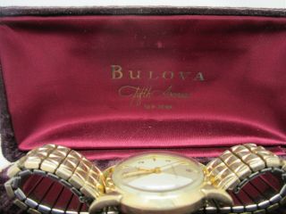 Vintage Bulova Selfwinding wrist Watch Gold Filled Case 3