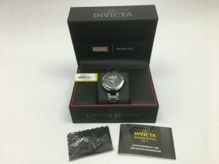 Invicta Marvel Black Panther Womens Limited Edition 40mm Black Watch 29568