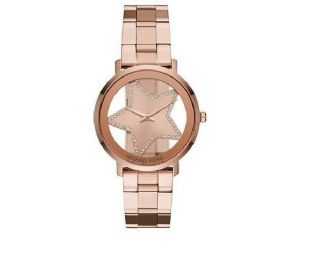 Michael Kors Mk3816 Womens Jaryn Stainless - Steel Rose Gold Tone Watch