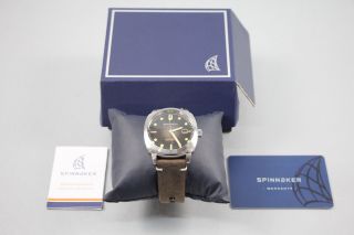 Spinnaker Hull Automatic Watch - Sp - 5059 - Leather Band