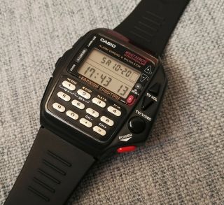 Casio Cmd - 40 Wrist Remote Controller Alarm Chrono Calculator Lcd Watch Qw - 1174