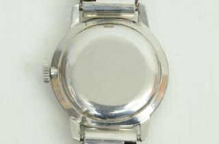 Authentic Longines Vintage Watch 1960 ' s Stainless Steel 25mm Wristwatch Jewlery 3