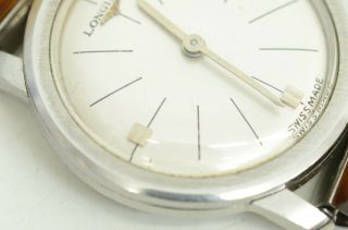 Authentic Longines Vintage Watch 1960 ' s Stainless Steel 25mm Wristwatch Jewlery 5
